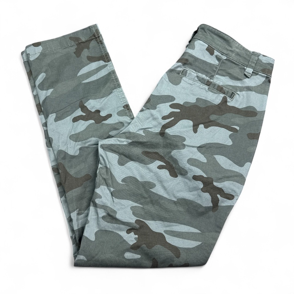 GAP Girlfriend‎ Khaki Pants Womens Size 2 Camo Stretch Casual Mid Rise